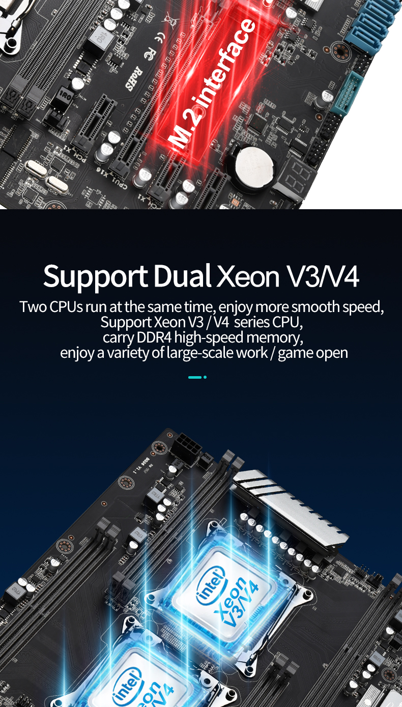 JINSHA X99 DUAL motherboard