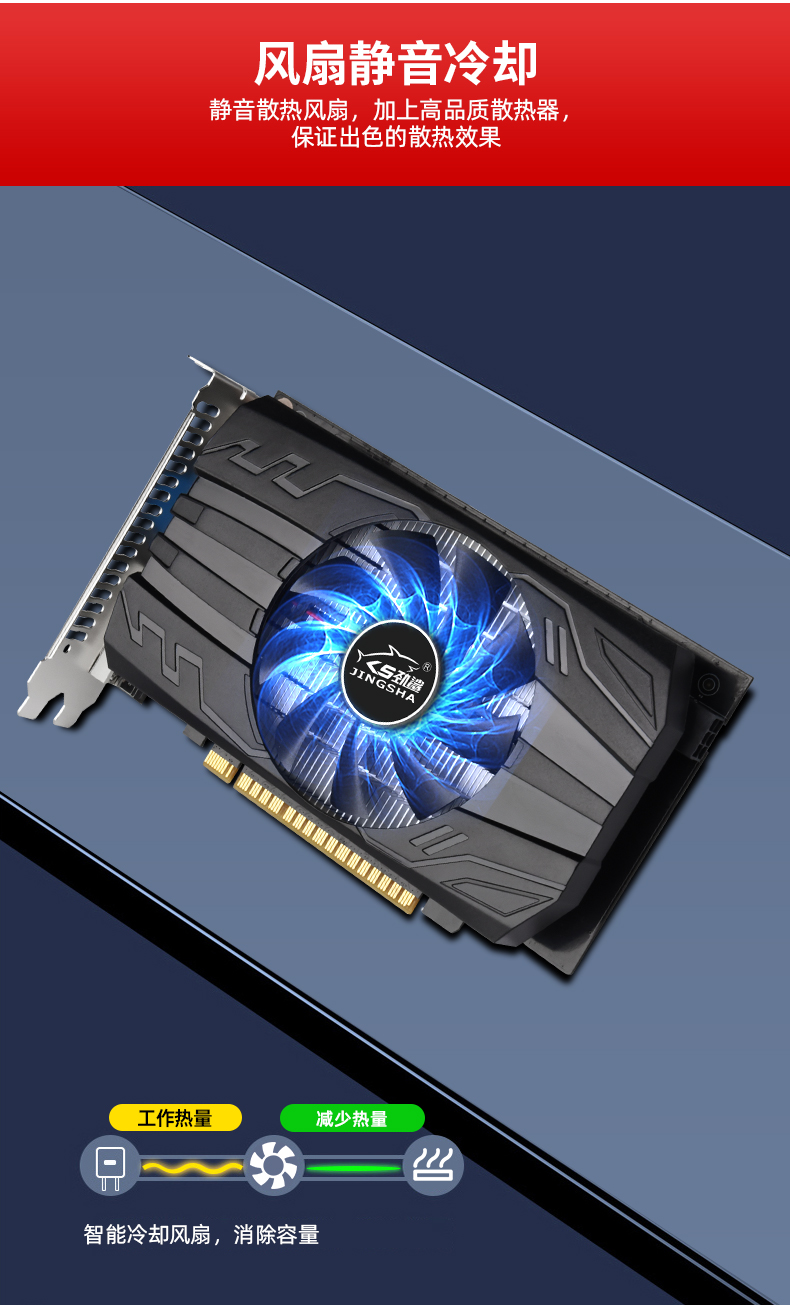 劲鲨GTX750TI 2G显卡