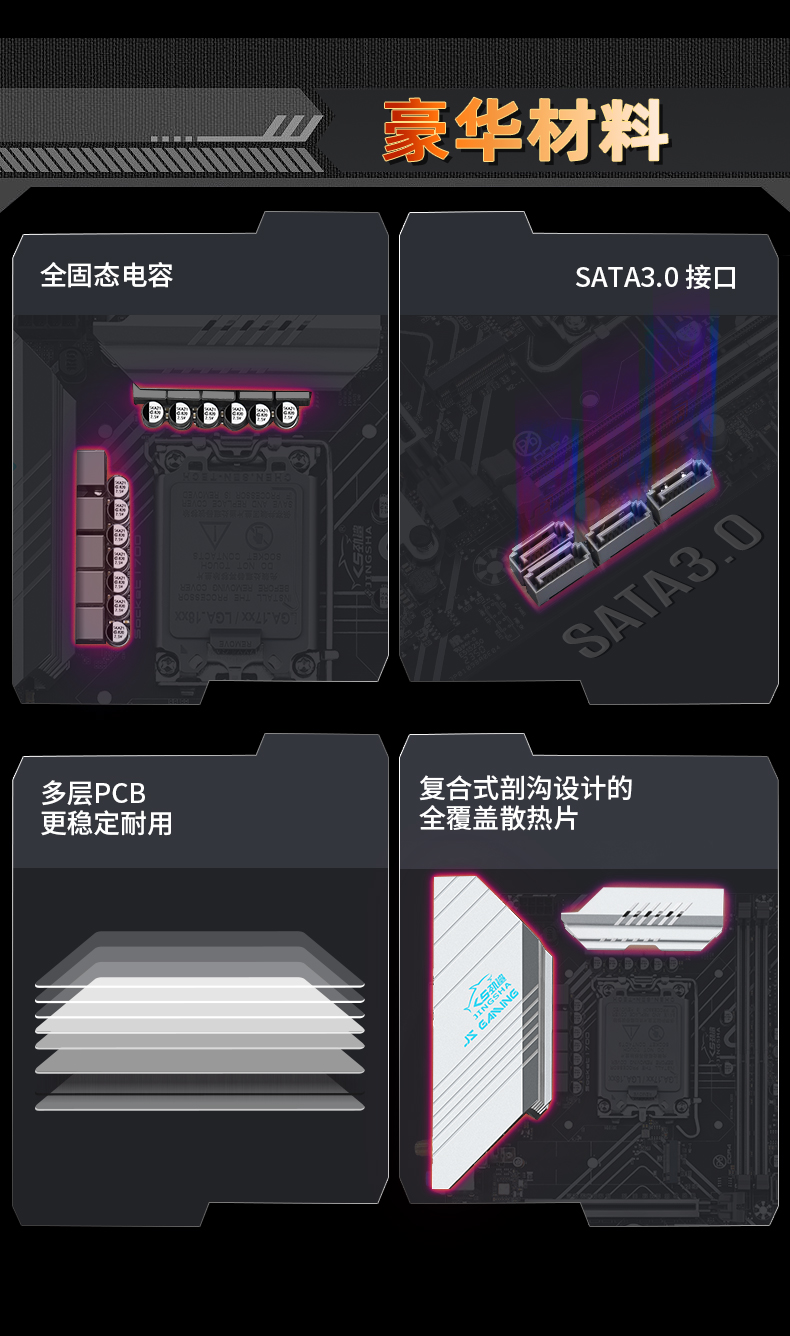 劲鲨B760M-K主板