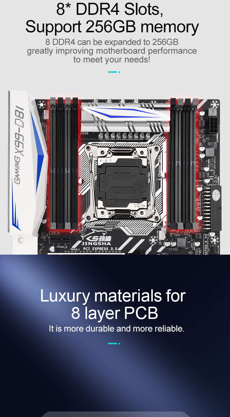 JINGSHA X99-D8I motherboard