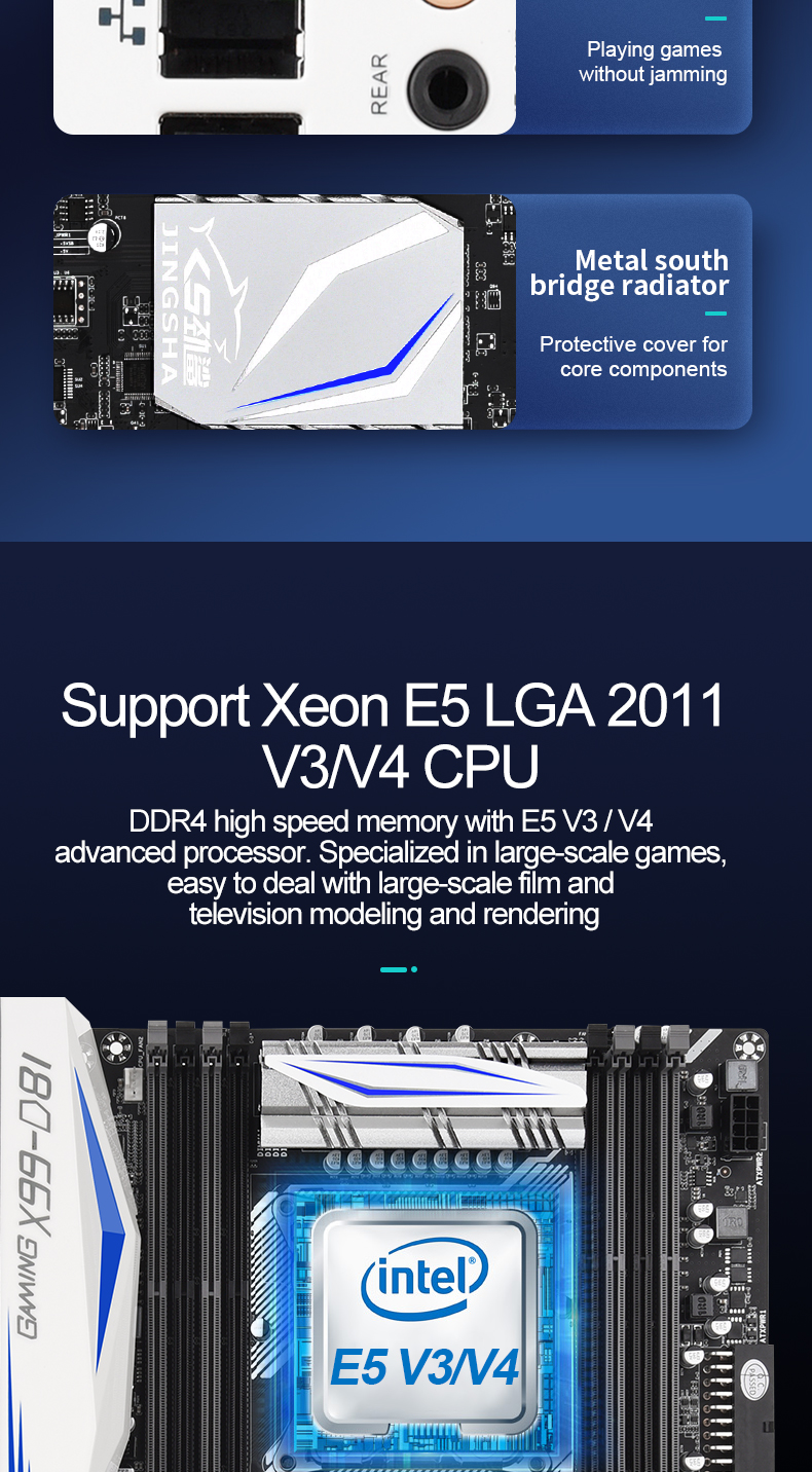 JINGSHA X99-D8I motherboard