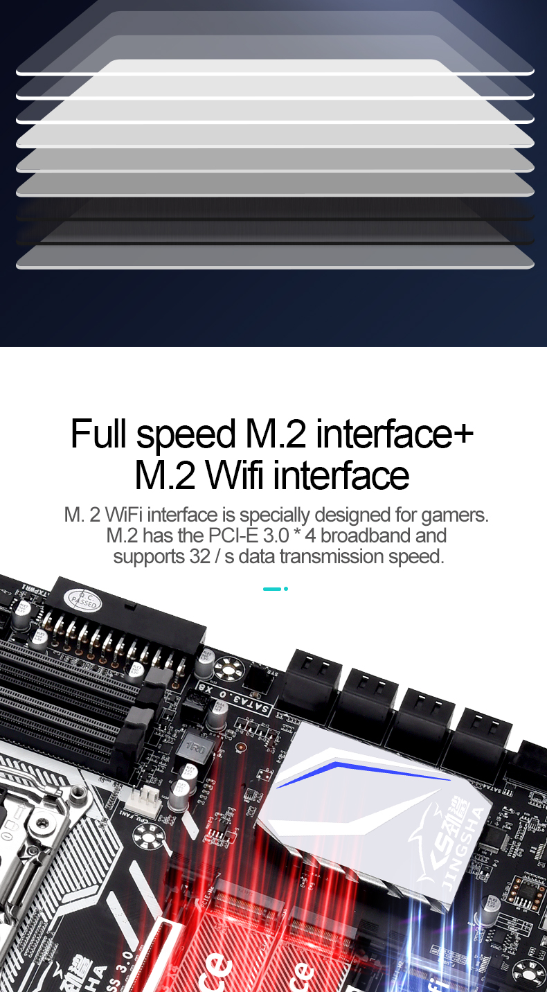 JINGSHA X99-D8I motherboard