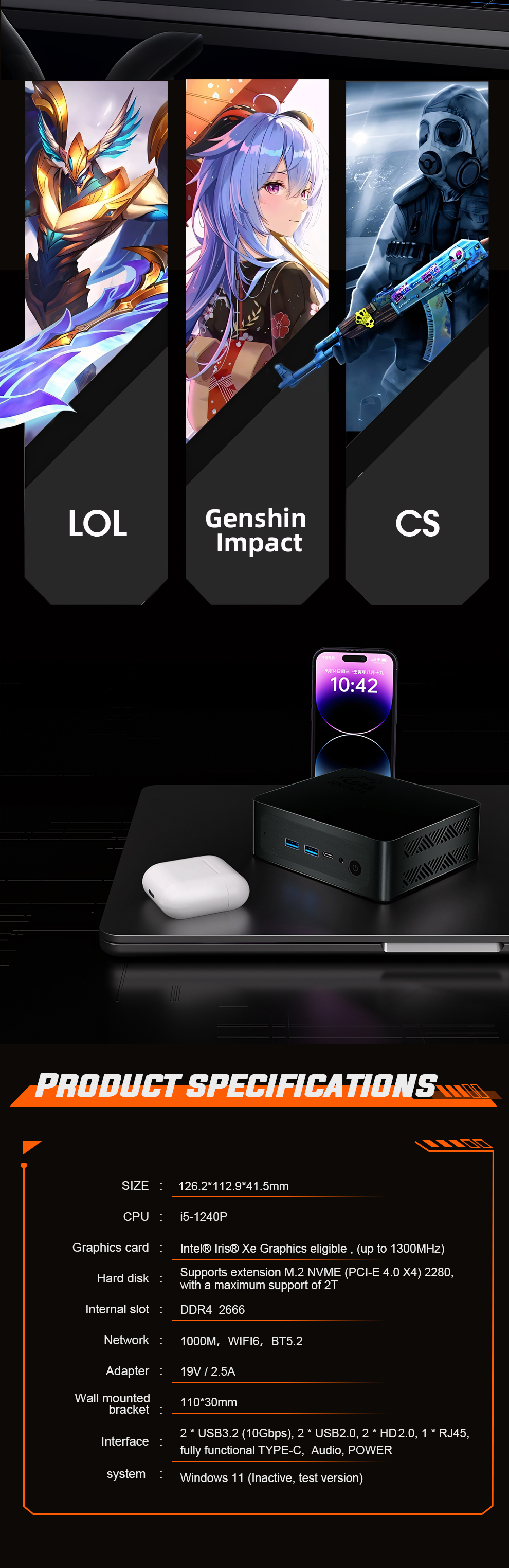 JINGSHA H1P MINI PC
